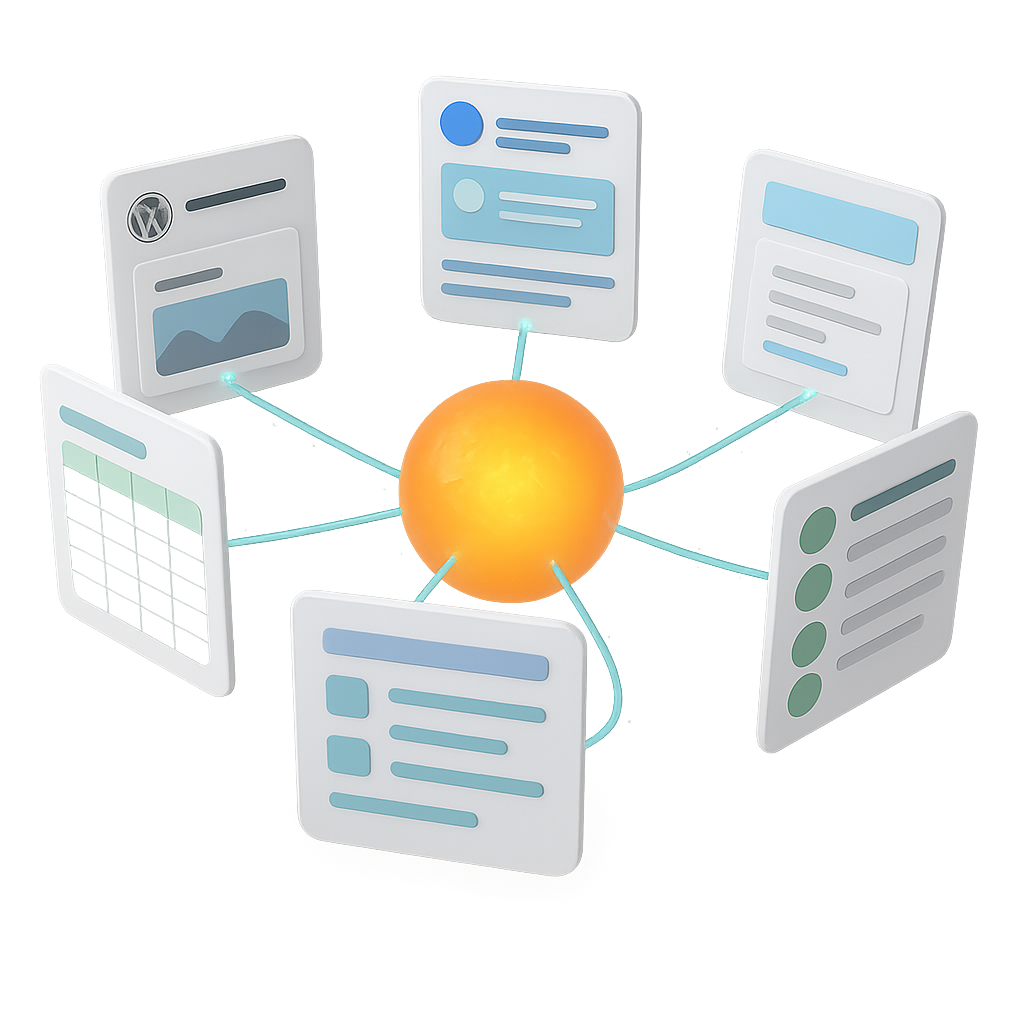 Cocos integrates with WordPress, Meta, LinkedIn, Mailchimp, Salesforce, Google